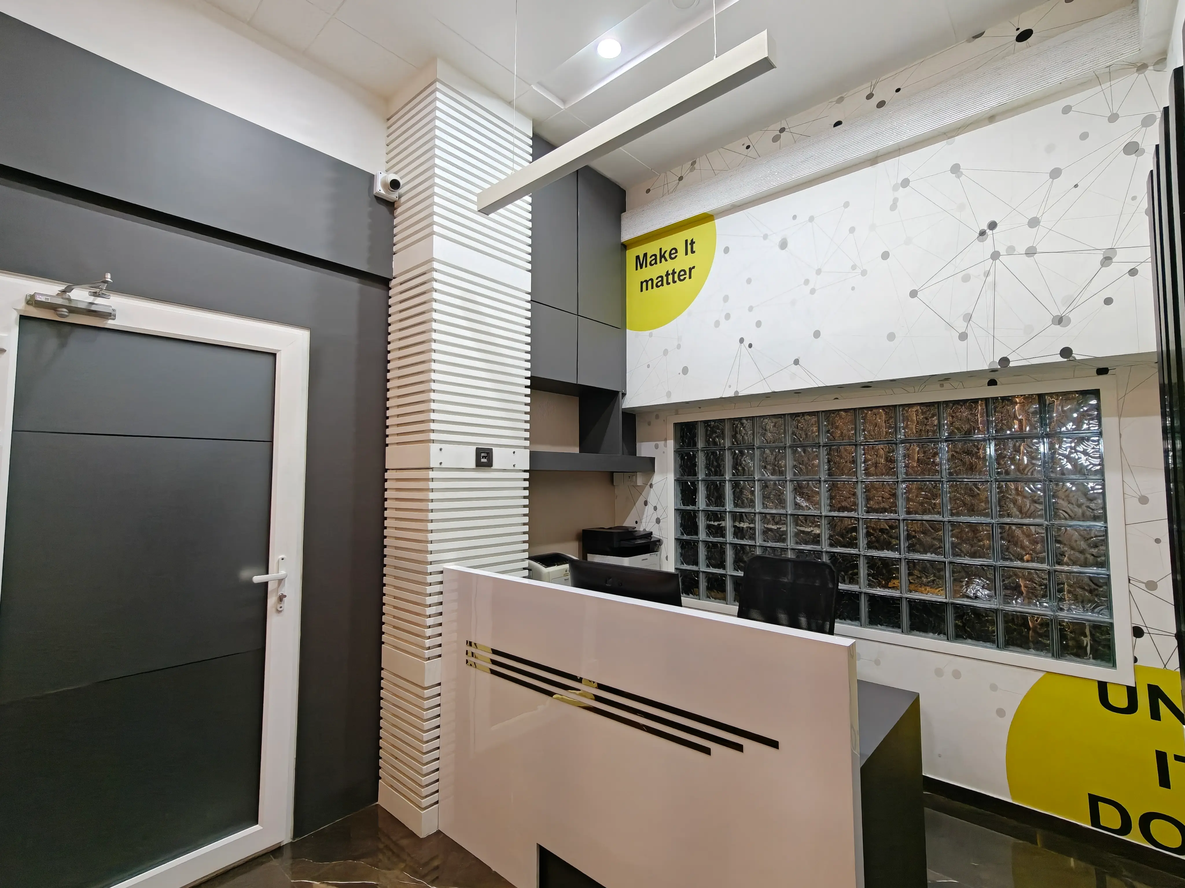 Deltron reception area