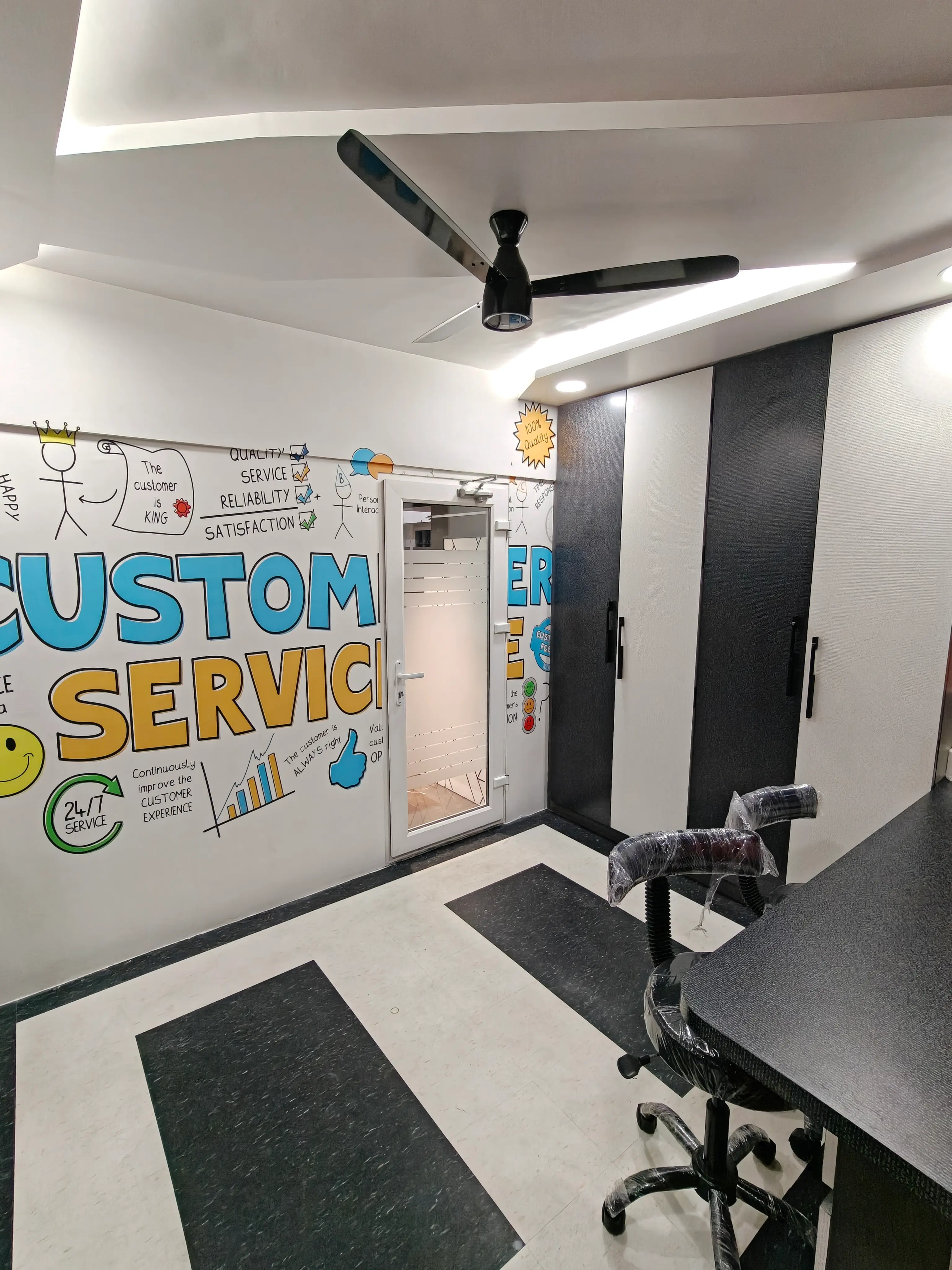 Customer service commitment — Deltron office